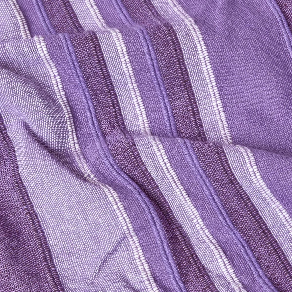 Cotton Morocco Striped Mauve Throw - Image 4