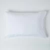 White Linen Housewife Pillowcase, King