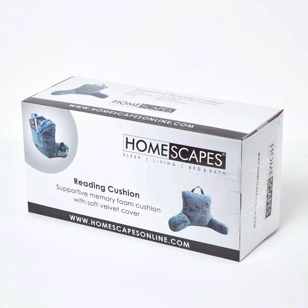 Green Reading Pillow Memory Foam Filling & Velvet Cover - Image 7