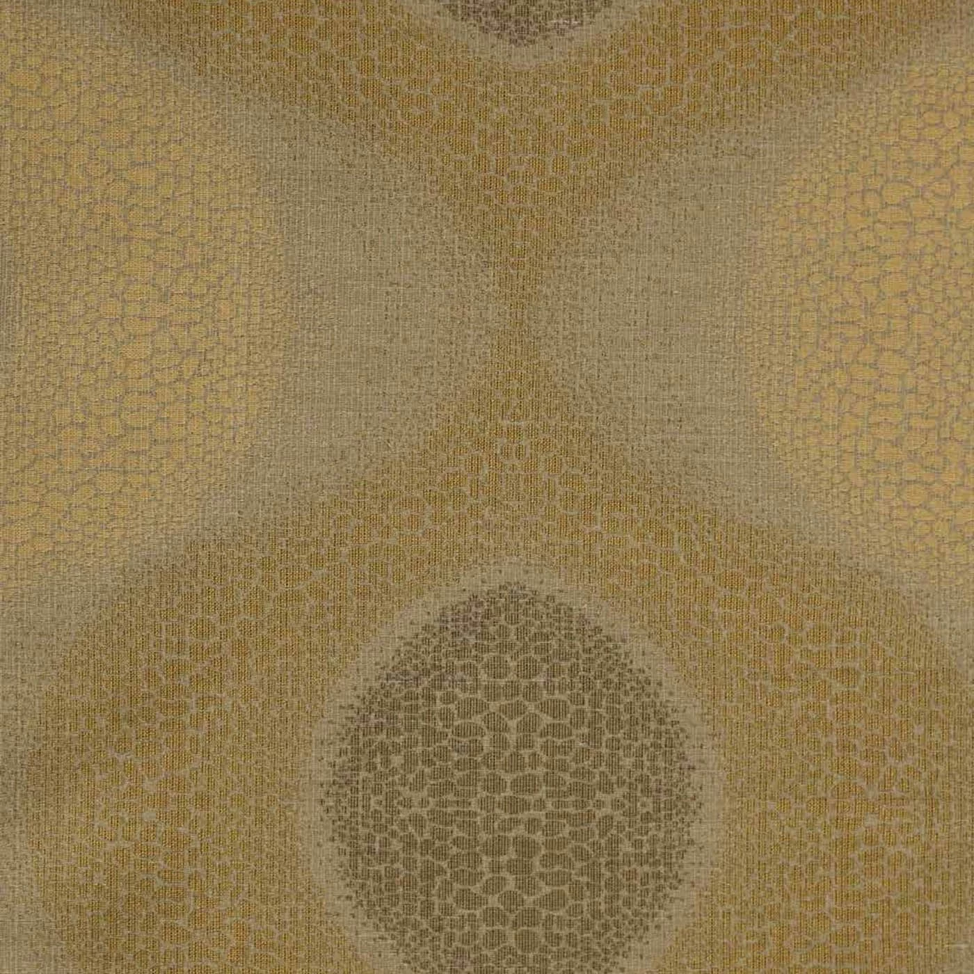 Gold Jacquard Curtain Modern Curve Design Fully Lined - Image 2