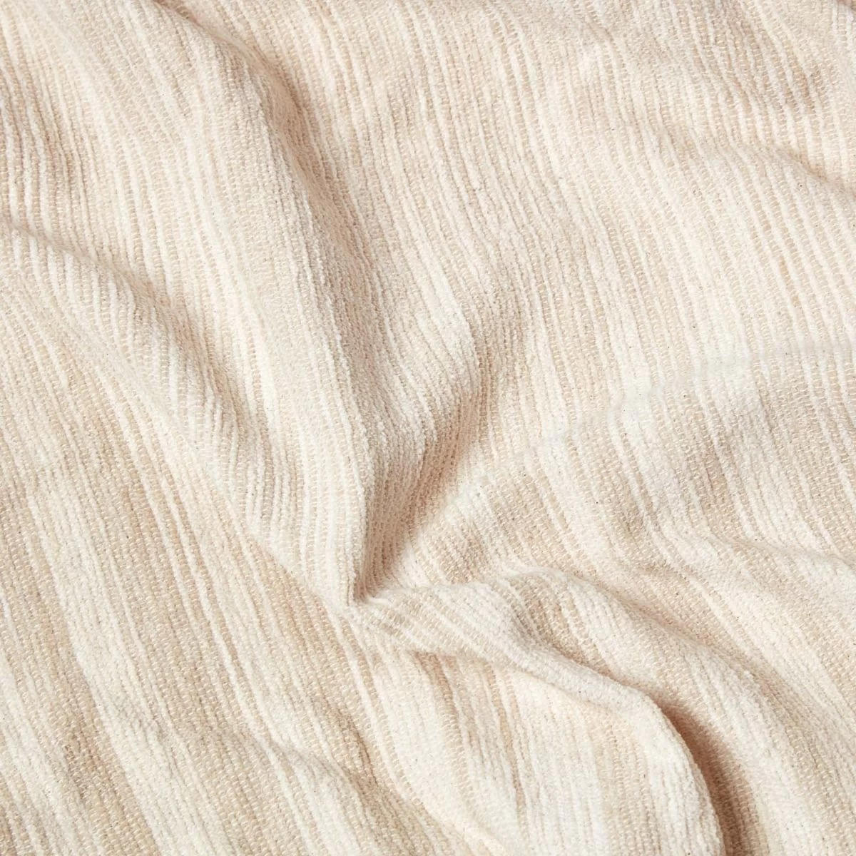 Bed Sofa Throw Cotton Chenille Tie Dye Beige - Image 4