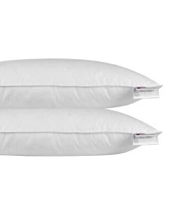 Duck Feather & Down Euro Continental Pillow Pair - 40cm X 80cm (16"x32")