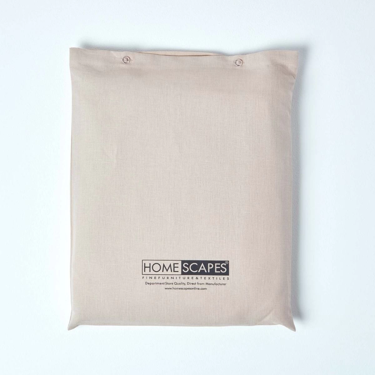 Natural European Size Linen Fitted Sheet - Image 6