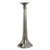 Aluminium Skirt Metal Candlestick - 44 Cm Tall