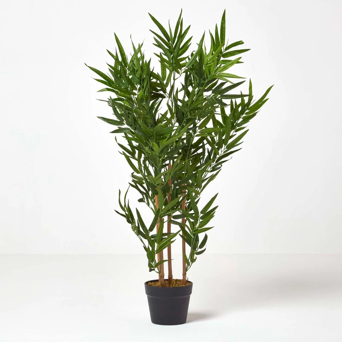 Green 3ft Bamboo Tree Artificial Plant With Pot, 95 Cm - Image 5
