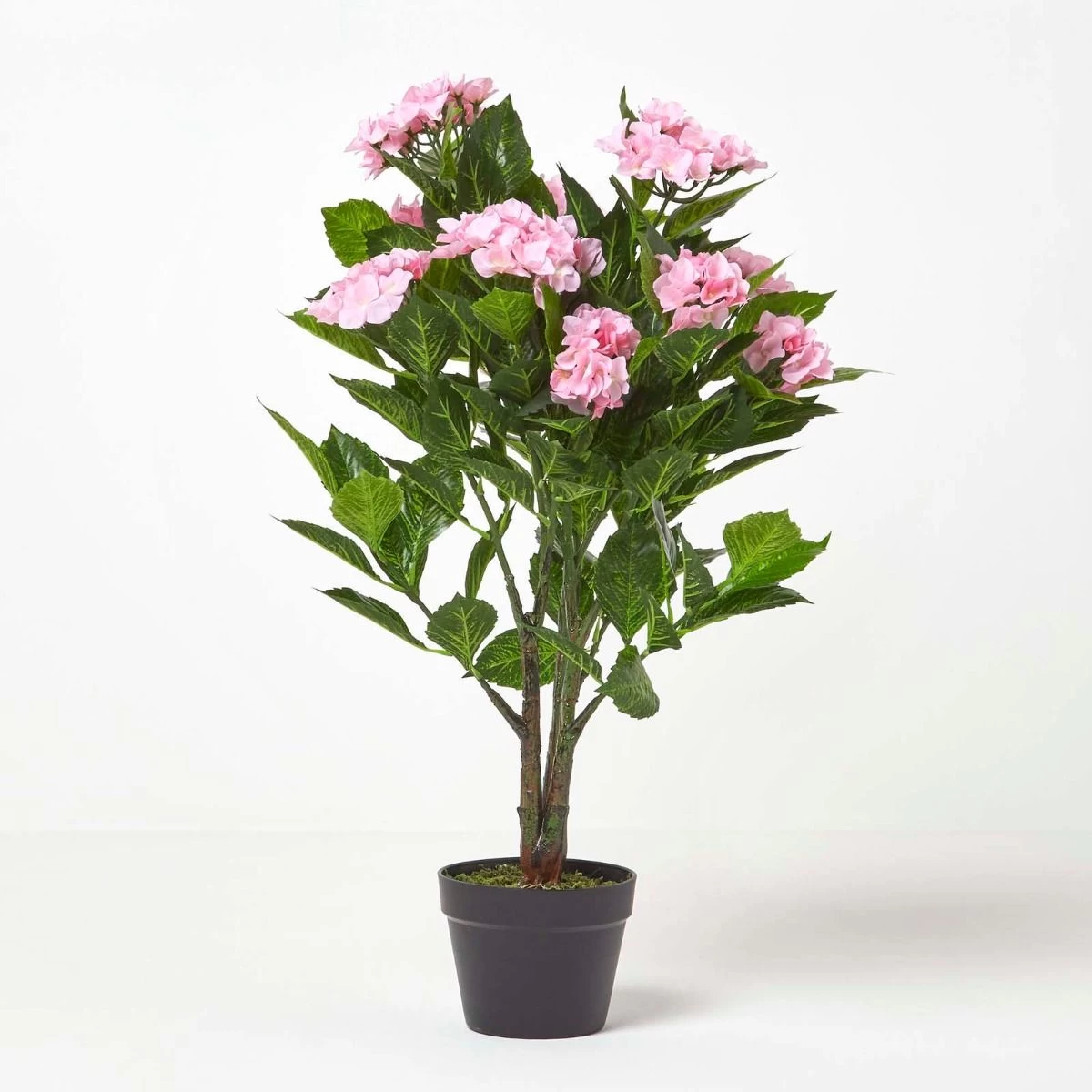 Pink Hydrangea Artificial Plant With Pot, 85 Cm - Image 5