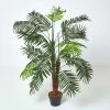 Green Mini Palm Tree Artificial Plant With Pot, 120 Cm