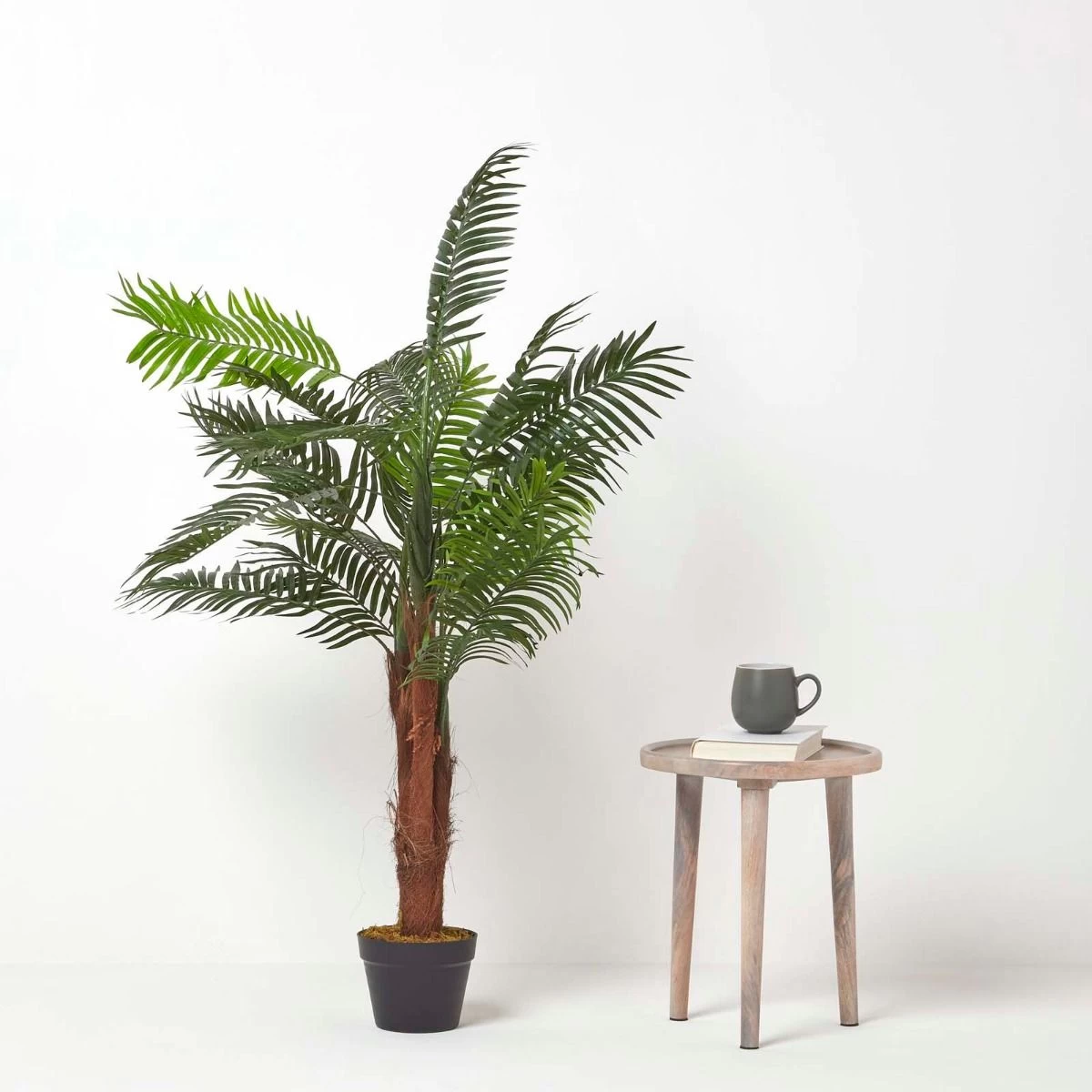 Green Mini Palm Tree Artificial Plant With Pot, 120 Cm - Image 6
