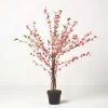 Artificial Blossom Tree With Light Pink Silk Flowers, 135cm (4'4")