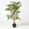 Tall Artificial Bamboo Tree In Black Pot