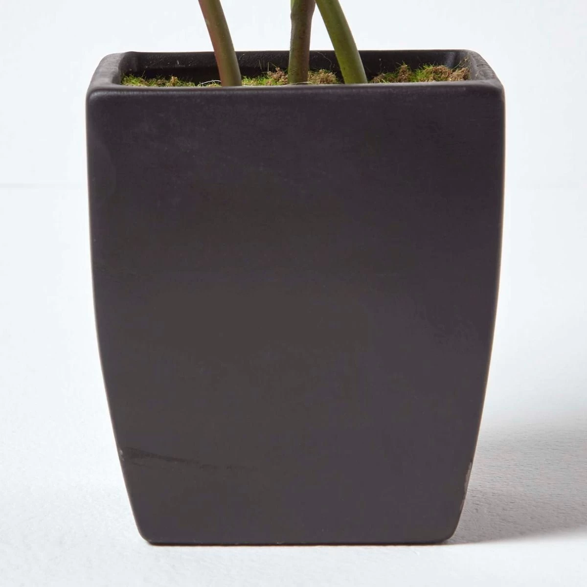 Pink Artificial Peonies In Decorative Black Pot, 48 Cm Tall - Image 4