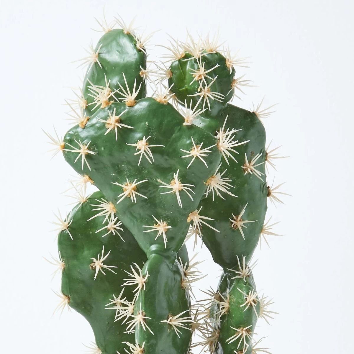 Artificial Cactus Prickly Pear In Stone Pot, 26 Cm Tall - Image 5