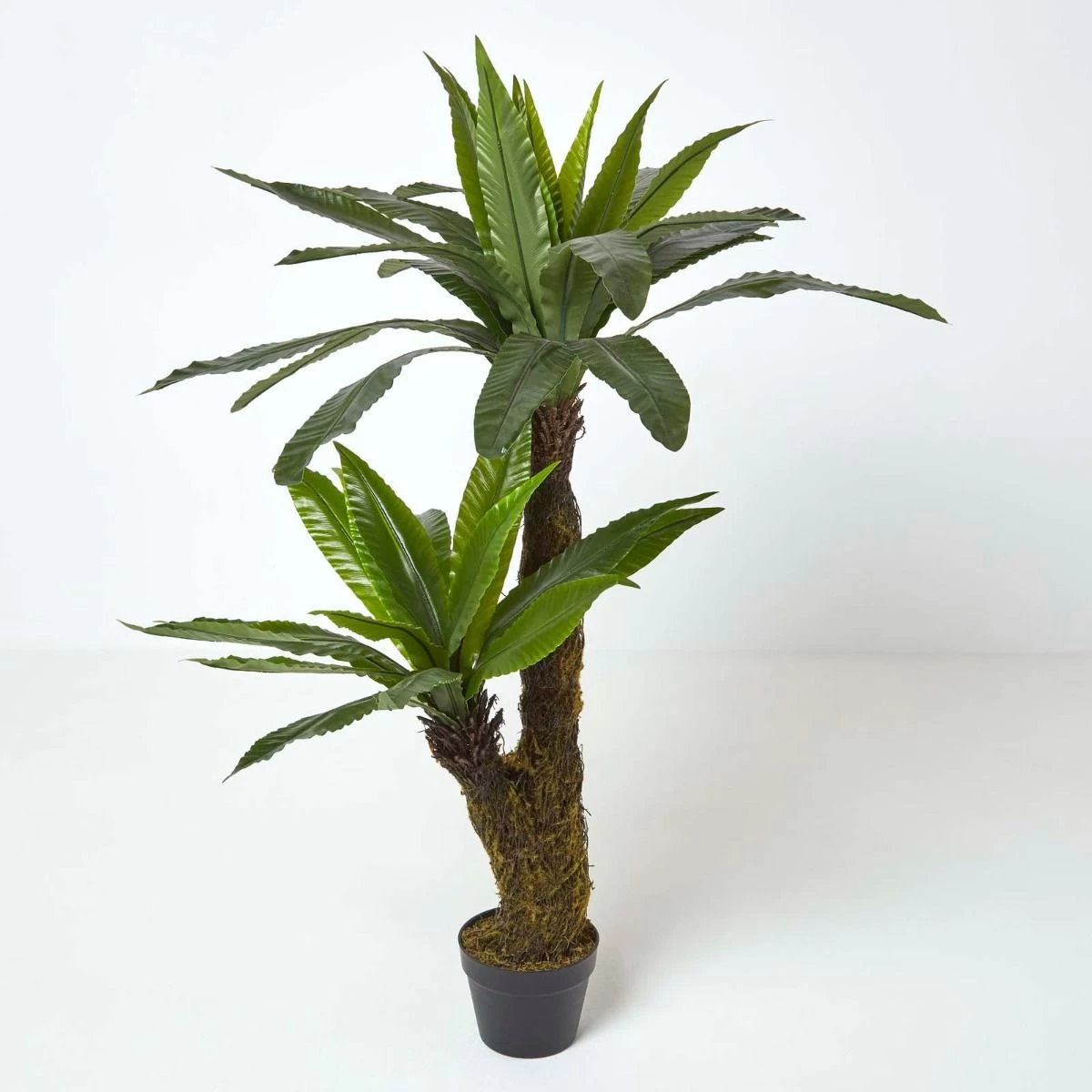 Artificial Bird’s Nest Fern In Pot, 120 Cm Tall