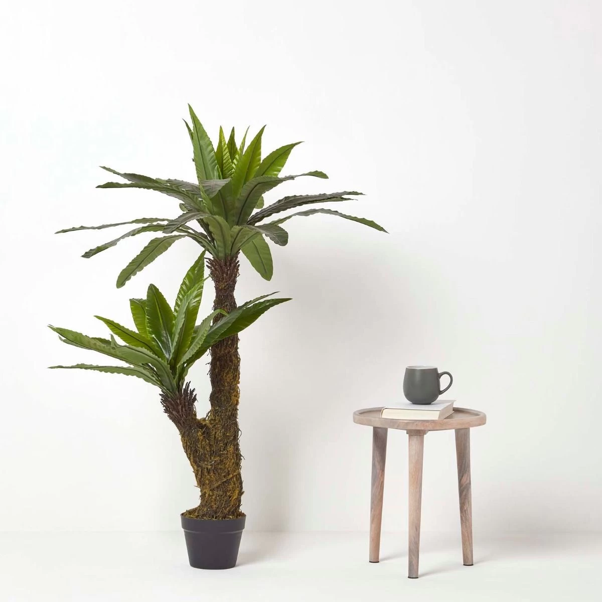 Artificial Bird’s Nest Fern In Pot, 120 Cm Tall - Image 6