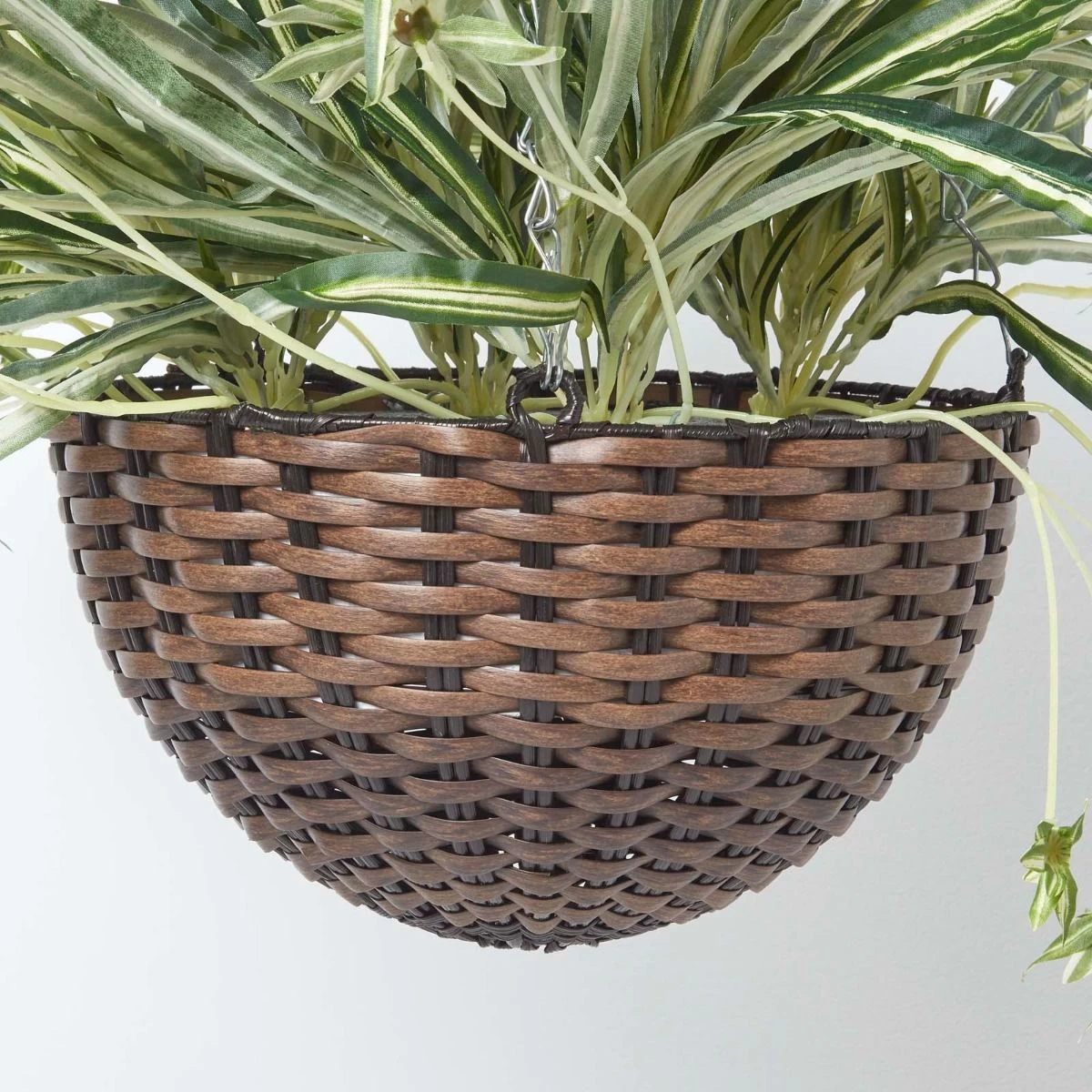 Artificial Hanging Basket Spider Plant, 60 Cm - Image 4