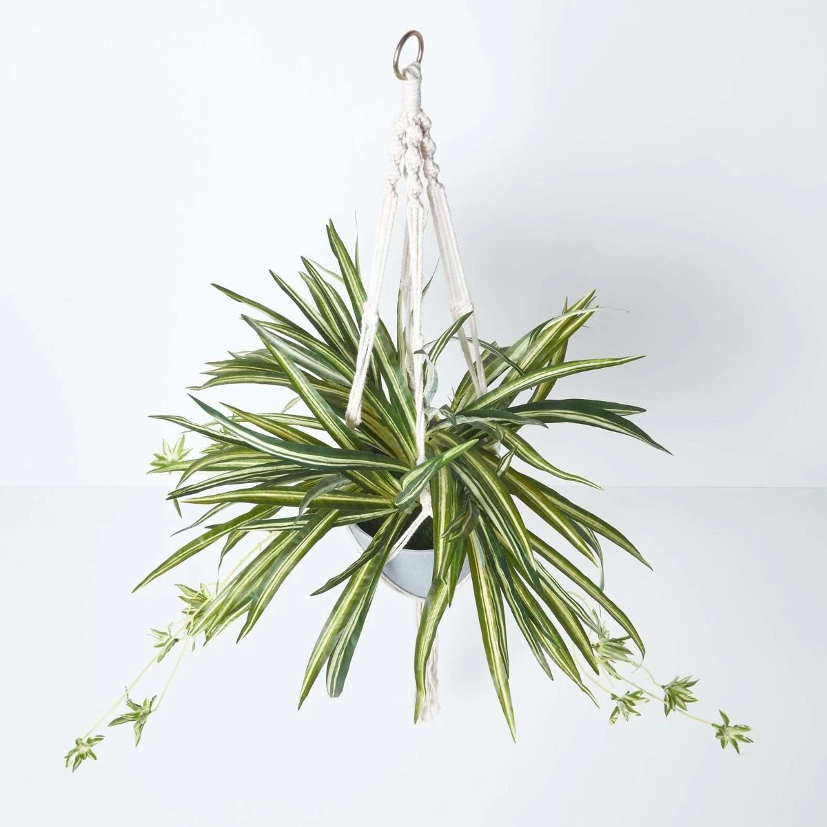 Artificial Hanging Basket Spider Plant, 95 Cm - Image 2