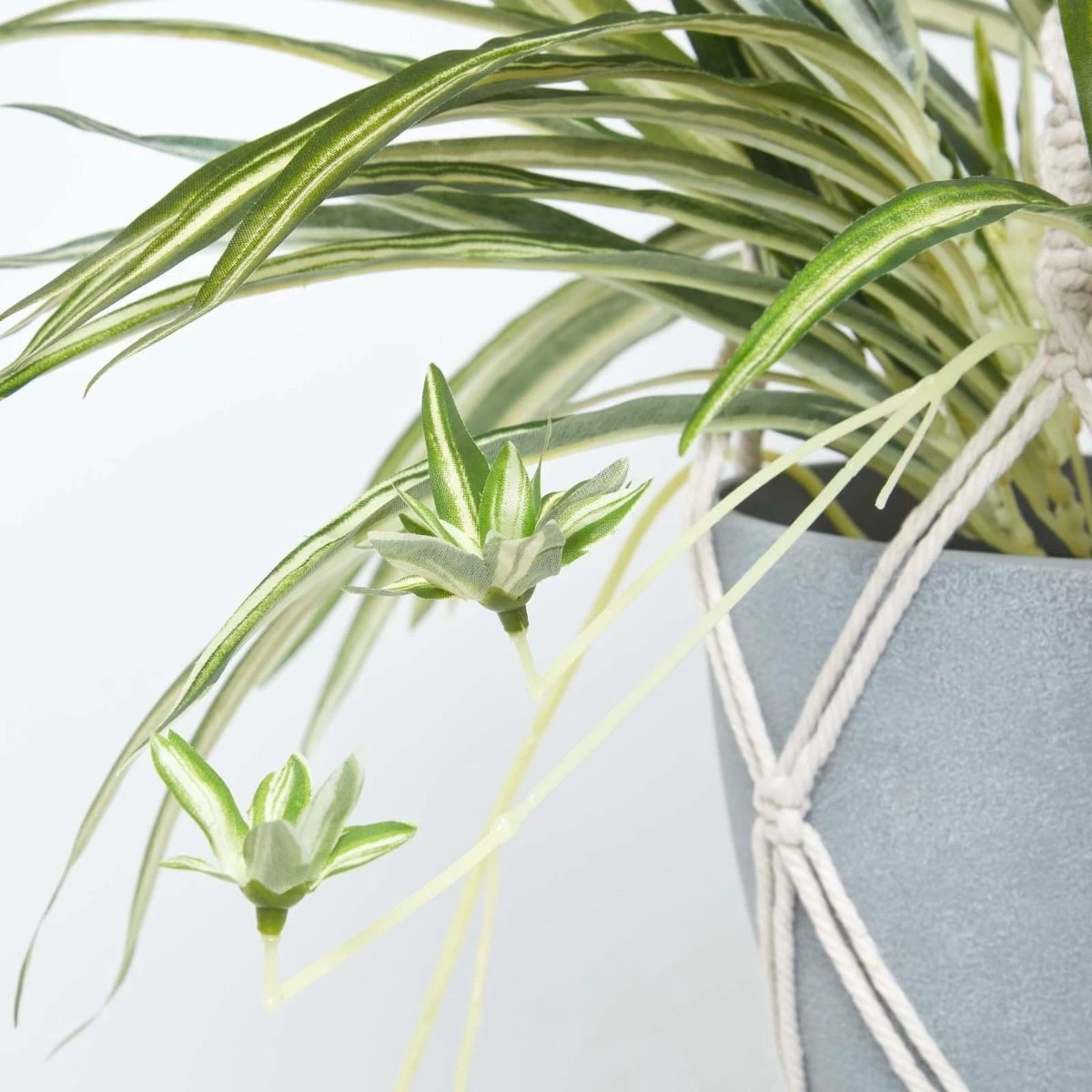 Artificial Hanging Basket Spider Plant, 95 Cm - Image 4