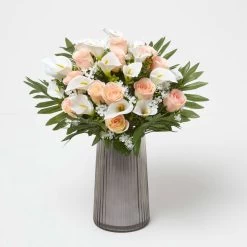 Peach Rose & Calla Lily Bouquet