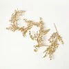 Gold Glitter Berry Christmas Garland 180 Cm