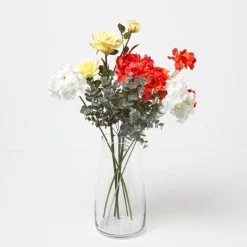 Poppy & Rose Orange And Yellow Artificial Bouquet