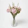 Pom & Daisy Pink Artificial Bouquet In Brown Paper