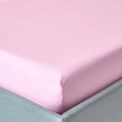 Pink Egyptian Cotton Fitted Sheet 200 TC