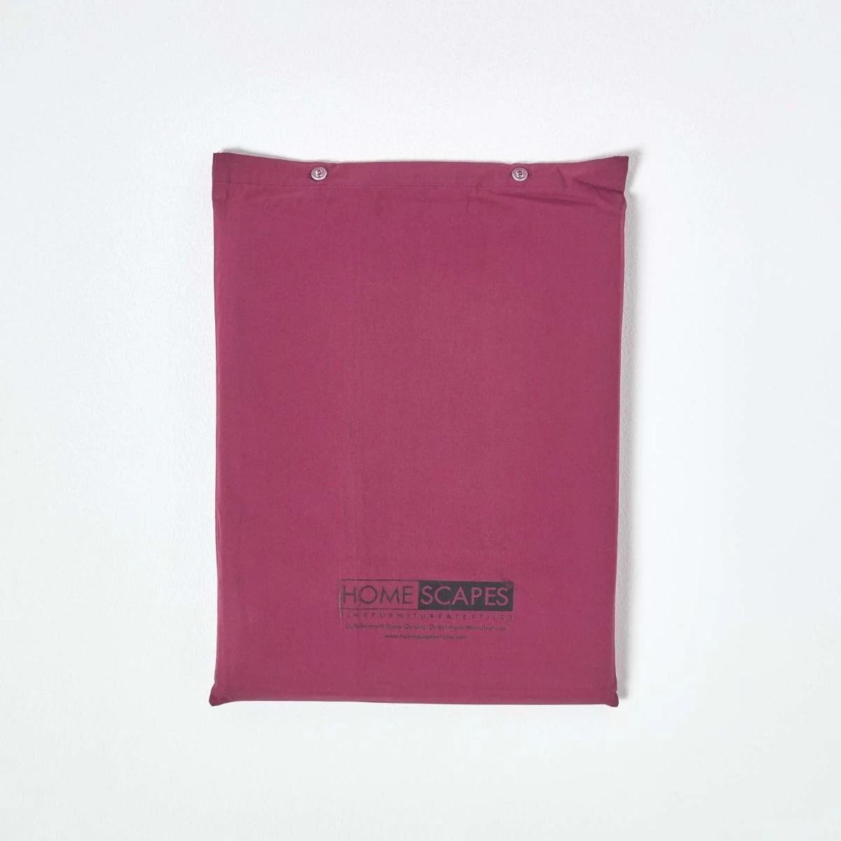 Plum Egyptian Cotton Flat Sheet 200 Thread Count - Image 5