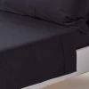 Black Egyptian Cotton Flat Sheet 200 Thread Count