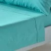 Teal Egyptian Cotton Flat Sheet 200 Thread Count