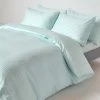 Blue Egyptian Cotton Stripe Duvet Cover And Pillowcases 330 TC