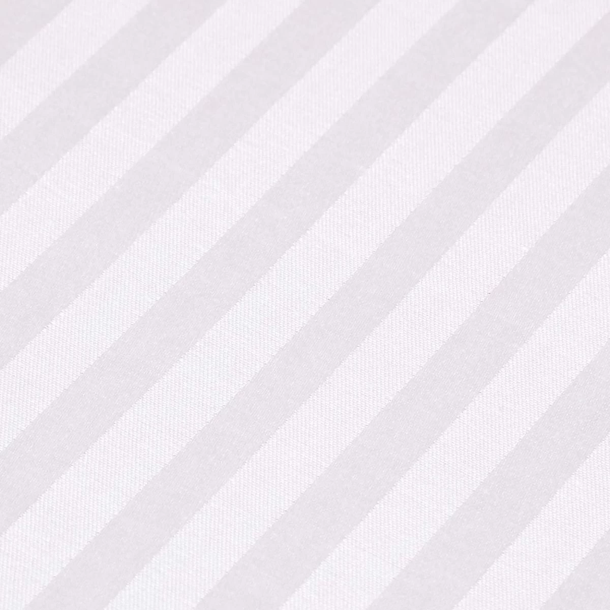 White Egyptian Cotton Satin Stripe Flat Sheet 330 Thread Count - Image 4