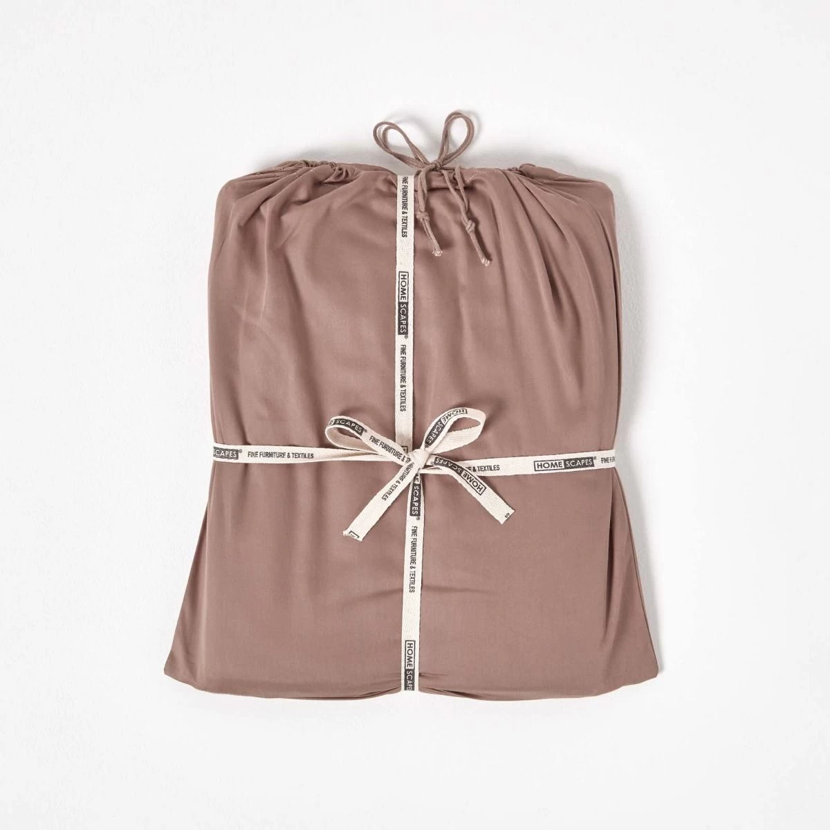 Brown Organic Cotton Fitted Sheet 400 Thread Count - Image 4