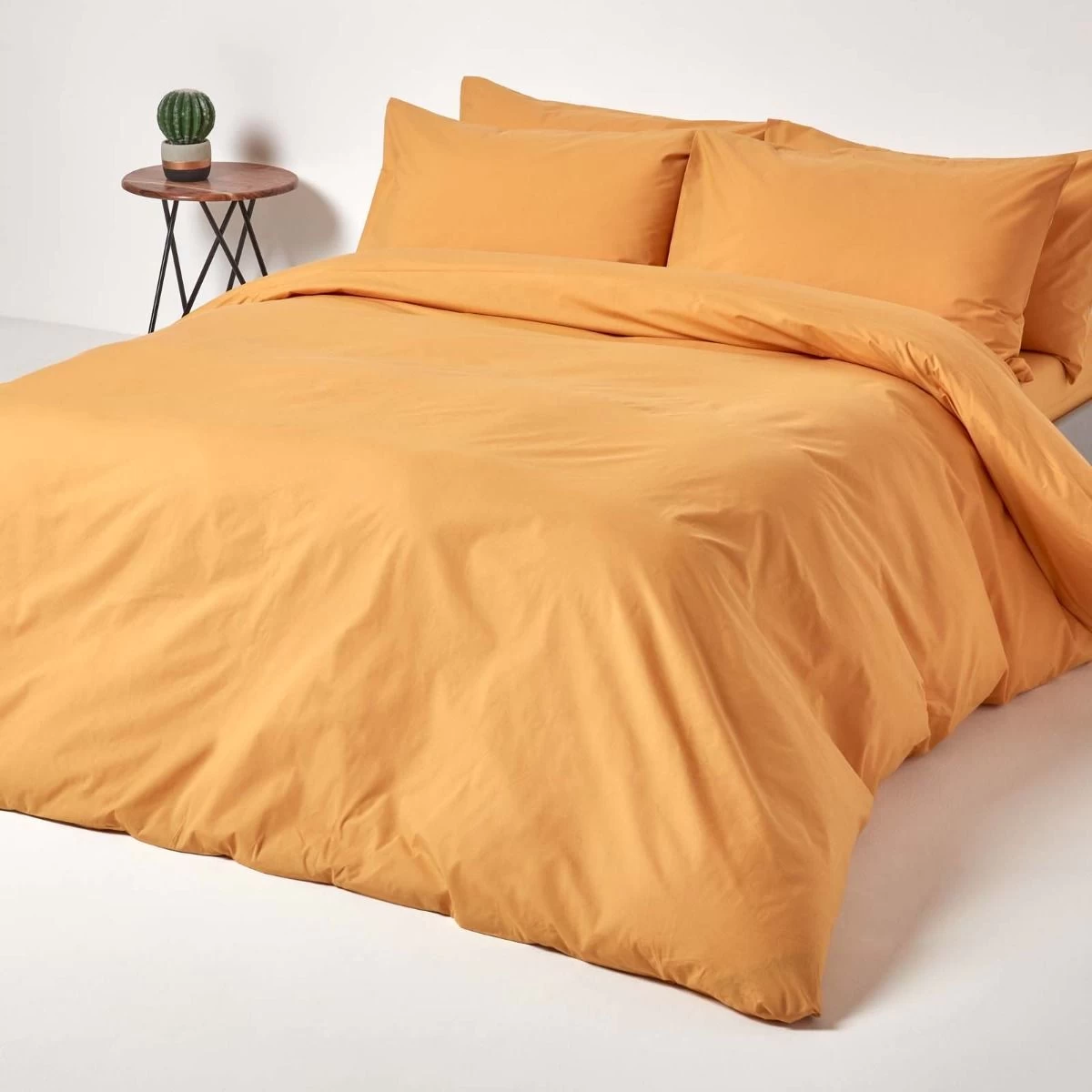Mustard Yellow Egyptian Cotton Deep Fitted Sheet 200 TC - Image 3