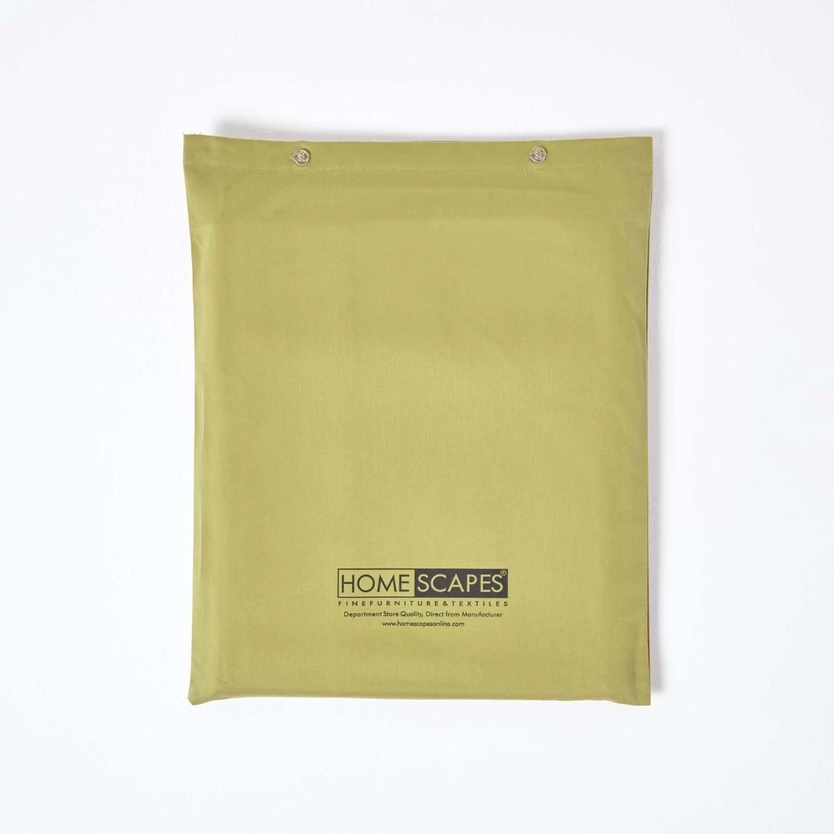 Olive Green Egyptian Cotton Flat Sheet 1000 Thread Count - Image 5