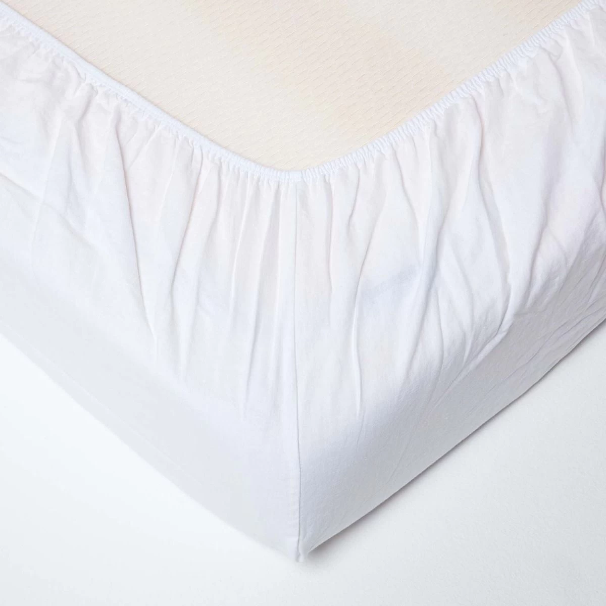 White Linen Cot Bed Fitted Sheets 70 X 140 Cm, Pack Of 2 - Image 4