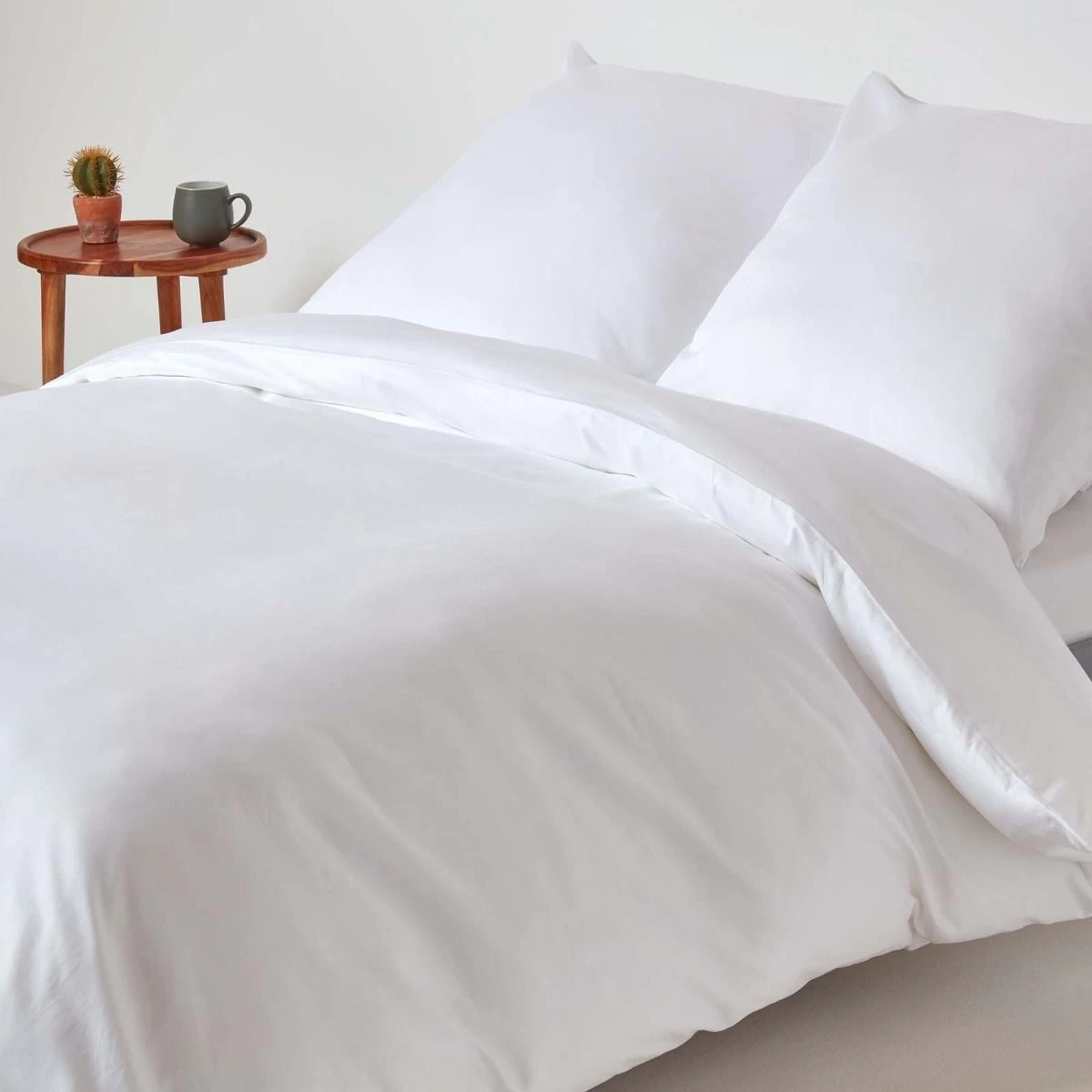 White European Size Organic Cotton Duvet Cover Set 400 TC - Image 2