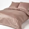 Brown European Size Organic Cotton Duvet Cover Set 400 TC