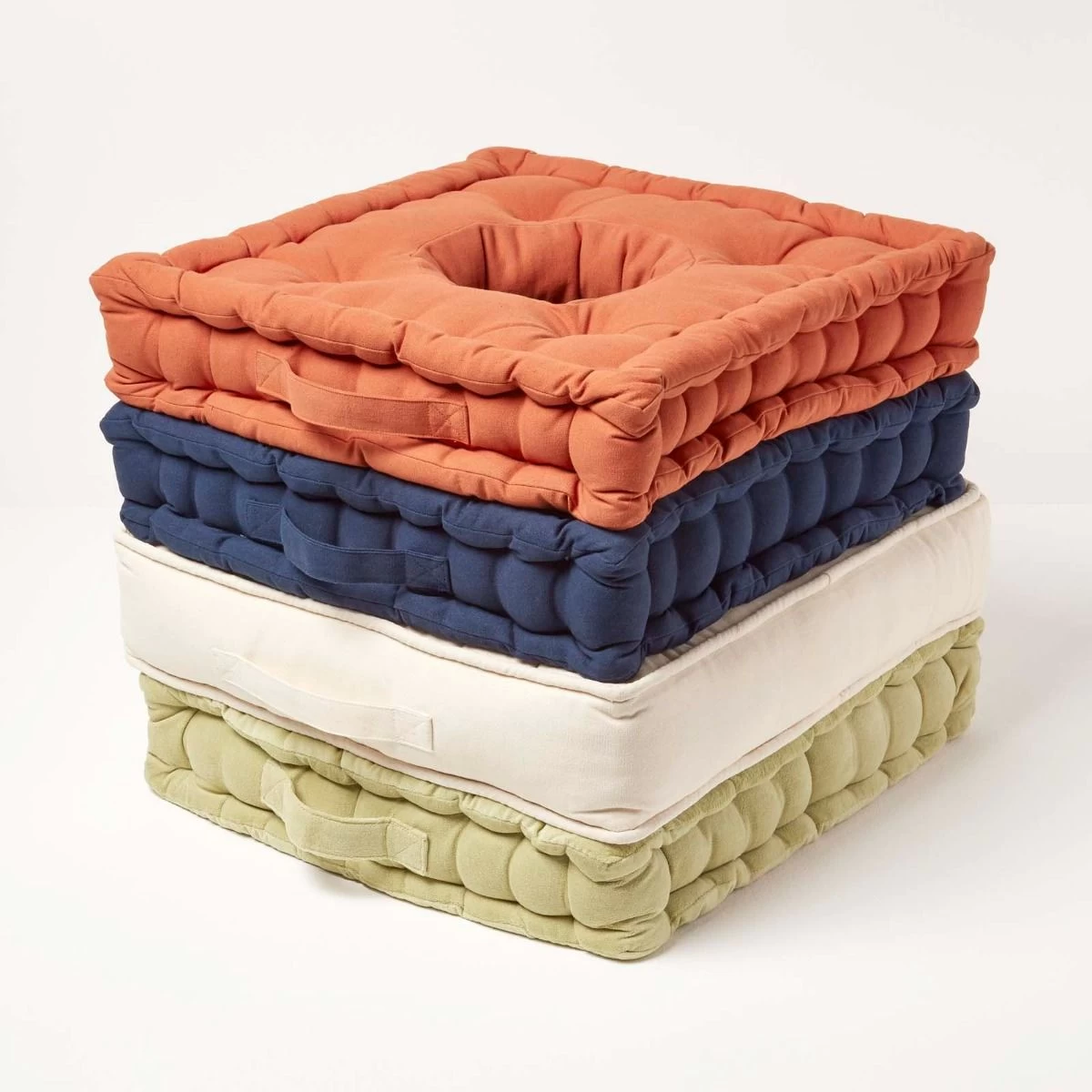 Cream Orthopaedic Cotton Armchair Booster Cushion - Image 7