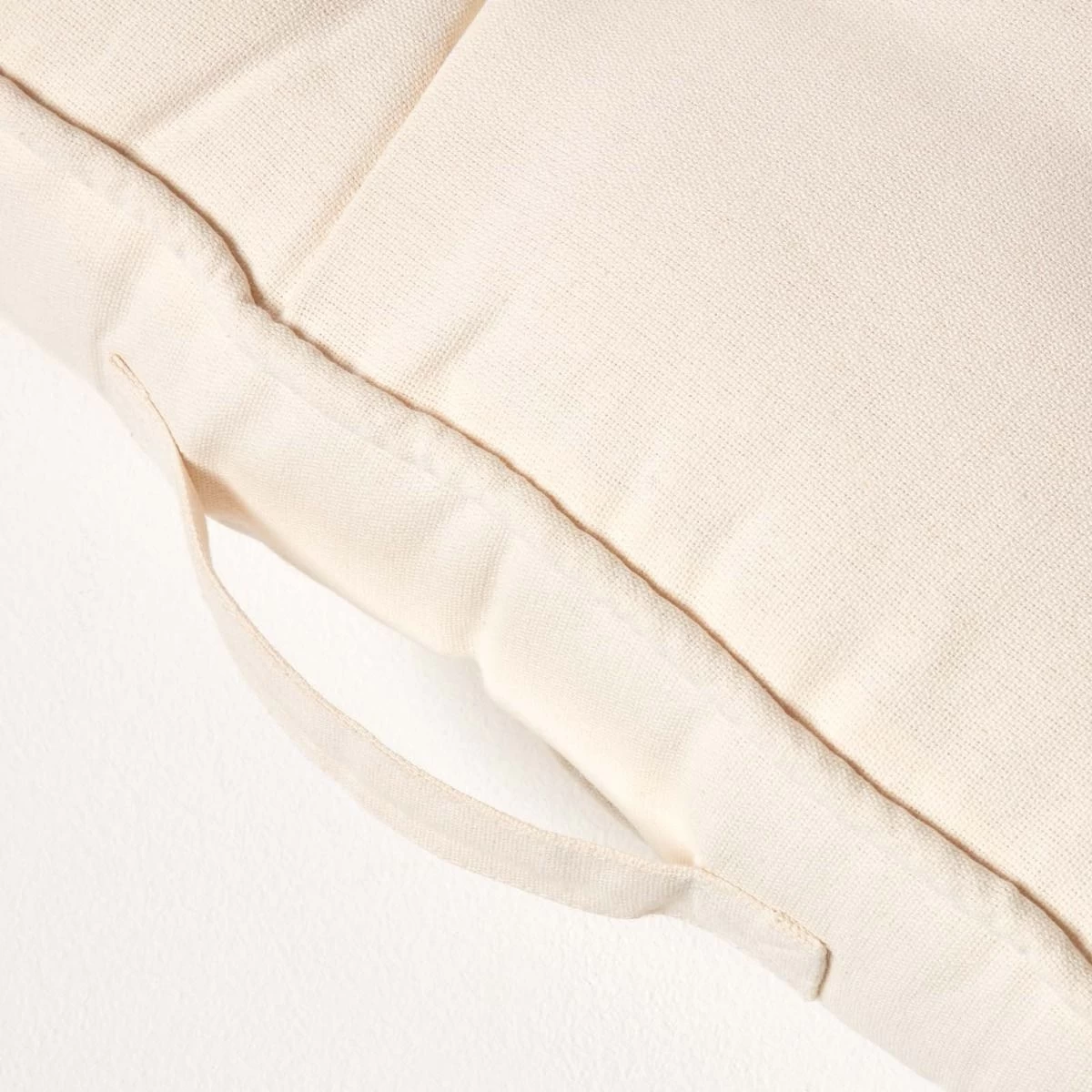 Cream Cotton 2 Seater Booster Cushion - Image 4