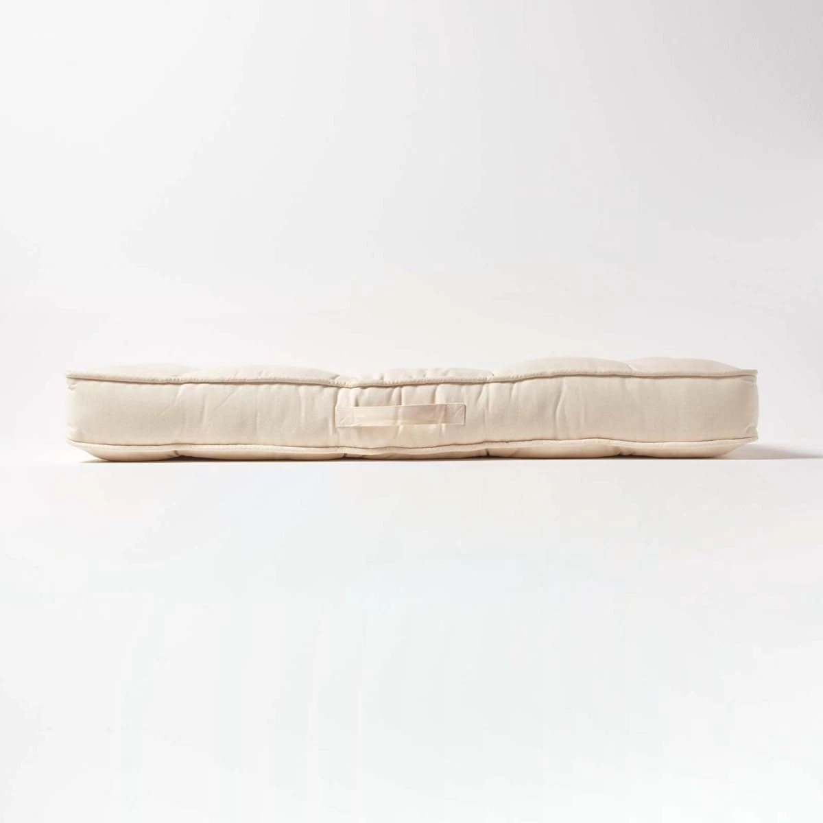 Cream Cotton 2 Seater Booster Cushion - Image 5