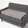 Grey Cotton Orthopaedic Foam 2 Seater Booster Cushion