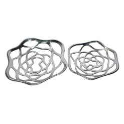 Set Of Two Floral Decorative Large Bowls