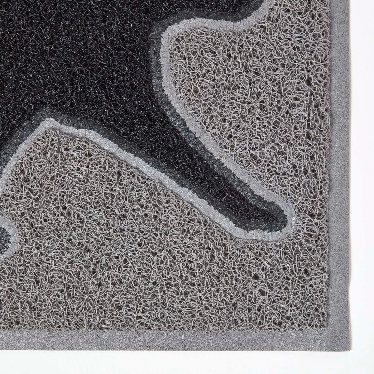 Black Cat Silhouette Recycled Rubber Doormat - Image 2