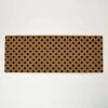 Spotted Coir Double Door Mat Runner 120 X 45 Cm