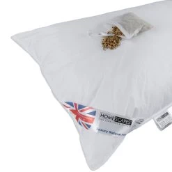 Goose Feather & Down Camomile Pillow With Dried Camomile Insert Extra Fill