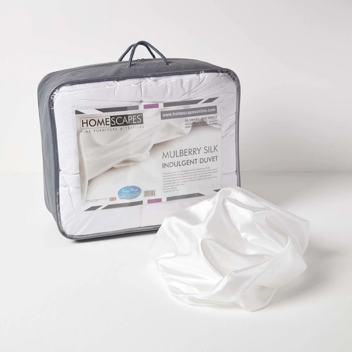 Indulgent Pure Mulberry Silk Blend 4.5 Tog Spring/Summer Duvet - Image 4