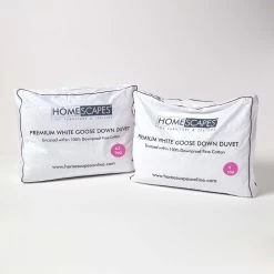 Premium White Goose Down 13.5 Tog All Seasons Duvet