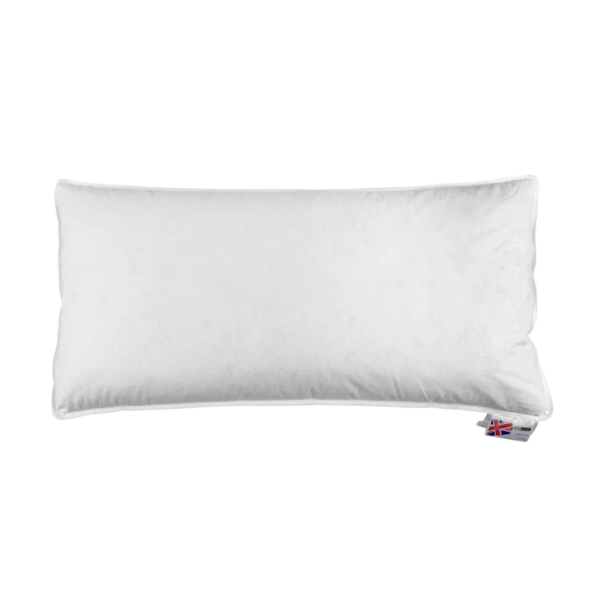 Duck Feather & Down Euro Continental Pillow Pair - 40cm X 80cm (16"x32") - Image 2