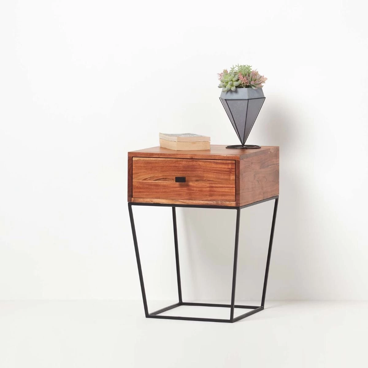 Artificial Cactus And Succulent Arrangement In Decorative Geometric Grey Pot, 31 Cm Tall - Image 7