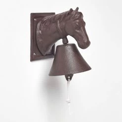 Cast Iron Traditional Horse Head Doorbell